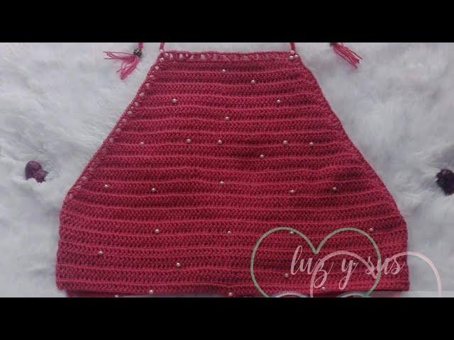 Como hacer crot top crochet