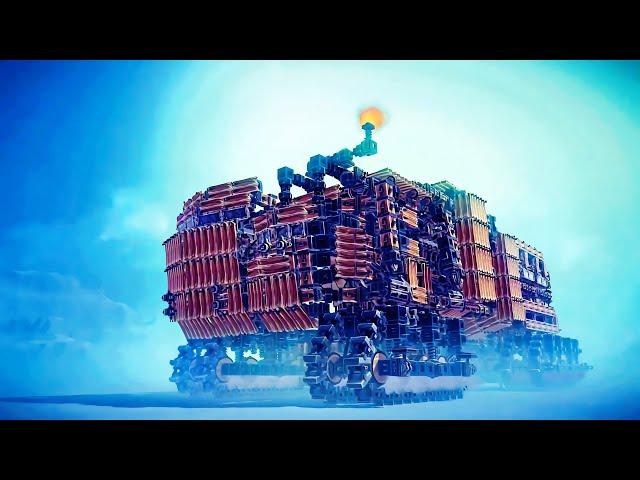 Soviet MCV - [Besiege] 3D Animation | Red Alert 2 Remastered to 4k by RTX 4080