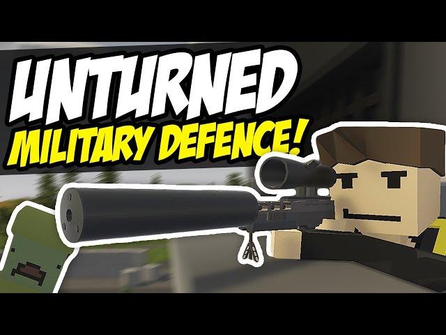 DEFEND THE MILITARY BASE - Unturned Survival (Horde Beacon)