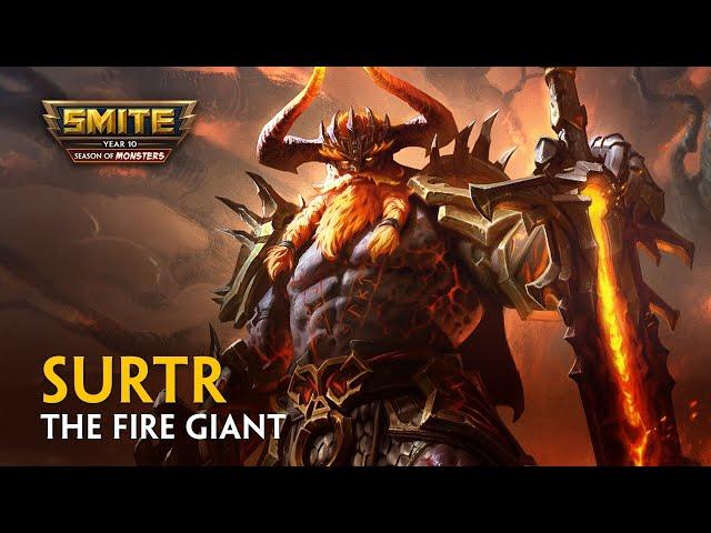 Smite - God Reveal | Surtr, The Fire Giant