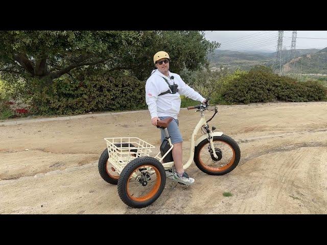 Want to Off Road on Your Electric Tricycle? This Fat Tire E Trike Is Great For Trails