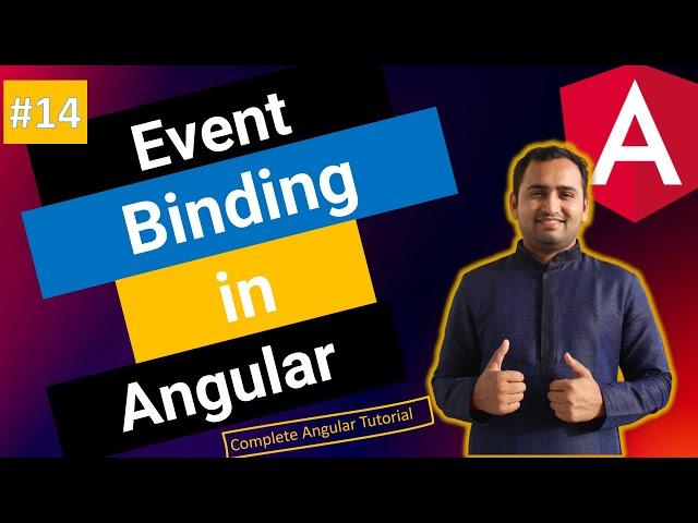 Event binding in Angular | Button click in Angular | Angular Tutorial