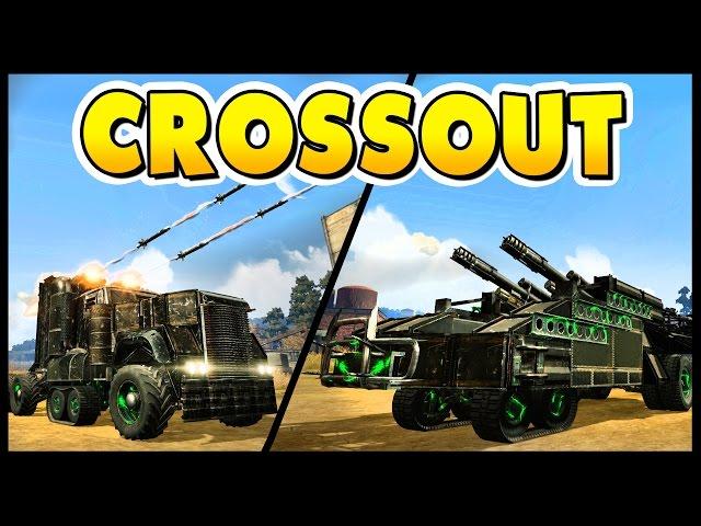 Crossout - Dual Cannon Stealth Tank & Stealth Cricket Mad Max Truck - Let's Play Crossout Gameplay