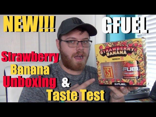 NEW! Strawberry Banana GFuel (Unboxing & Taste Test)