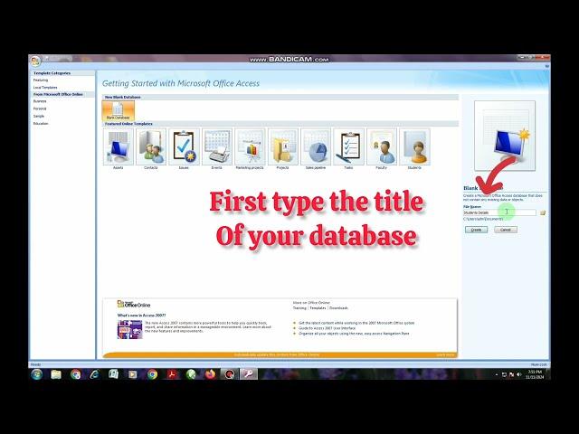 MS ACCESS LESSON: How to use Microsoft Access for Beginners