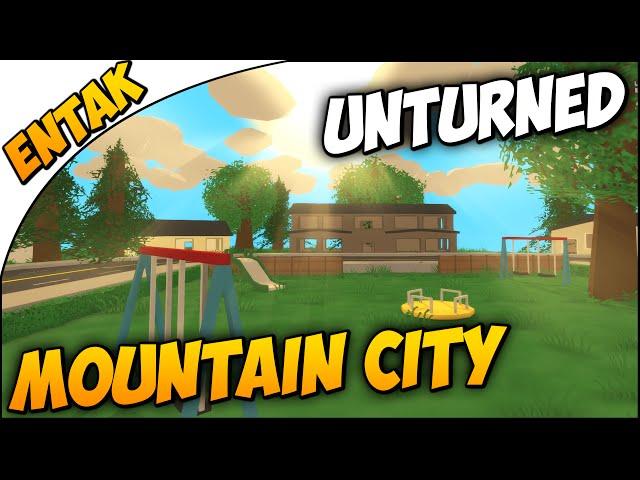 Unturned 3.0  My Custom Map "Blackfall Island" - The Mountain City [Map Tour Part 4]