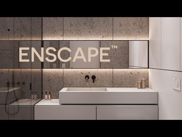 TUTORIAL: RENDER REALISTA DE UN BAÑO SIN VENTANAS | ENSCAPE 3.4