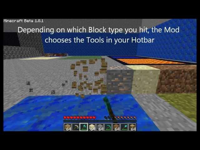 Minecraft - Review, Mod short: Autoswitcher Mod by thebombzen