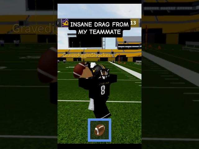 INSANE Drag From A Global! #broon #roblox #robloxfootballfusion2 #football #nfl #nfluniverse