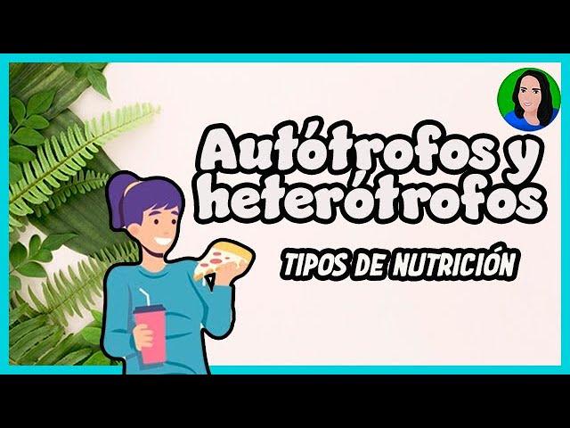 Autótrofos y heterótrofos | Tipos de Nutrición |