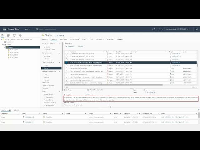 Replacing a Failed Drive in vSAN