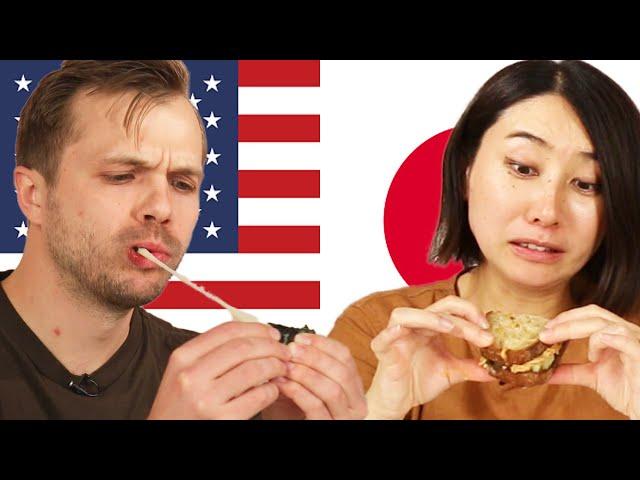 Tasty Producers Swap Their Favorite Snacks • Rie & Andrew • Tasty