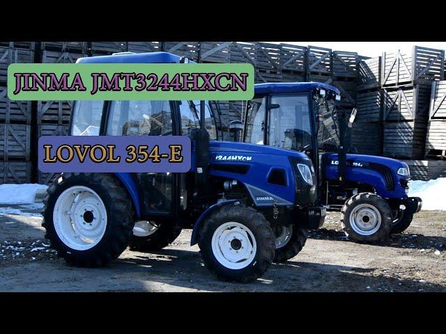 Сравнение минитракторов Jinma JMT3244HXCN с Lovol FT 354-E