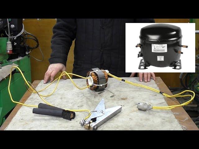 Разоблачение: Сварочный аппарат из КОМПРЕССОРА холодильника | Welding Machine