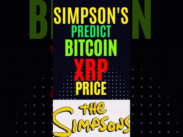 xrp | bitcoin prediction by simpson's #shorts #short #viral #trending #youtubeshorts