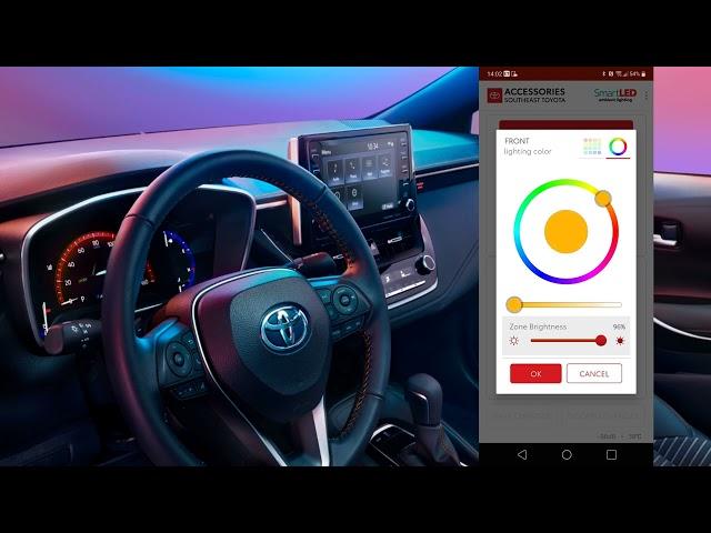 Toyota Accessories | Available SmartLED Interior Ambient Lighting