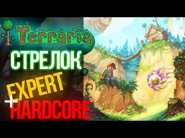 Прохождение Terraria за стрелка. Хардкор. Эксперт. Начало игры #1