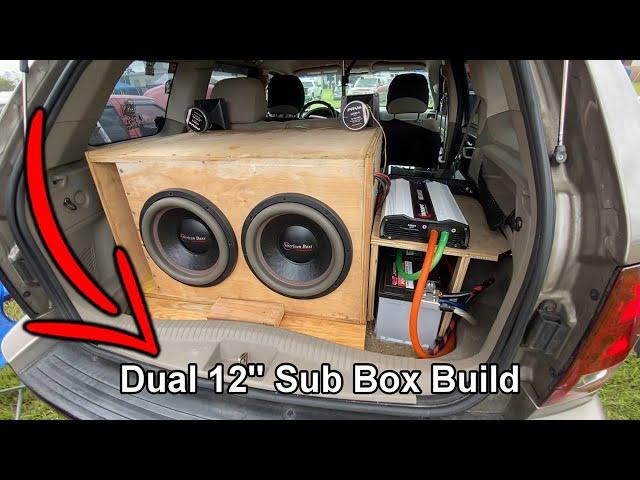 RESULTS FROM A DUAL 12 INCH SUB BOX BUILD