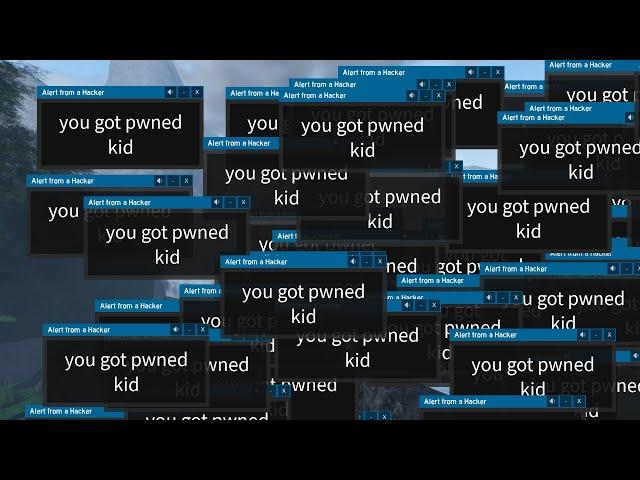 roblox script showcase - Hacker Popups