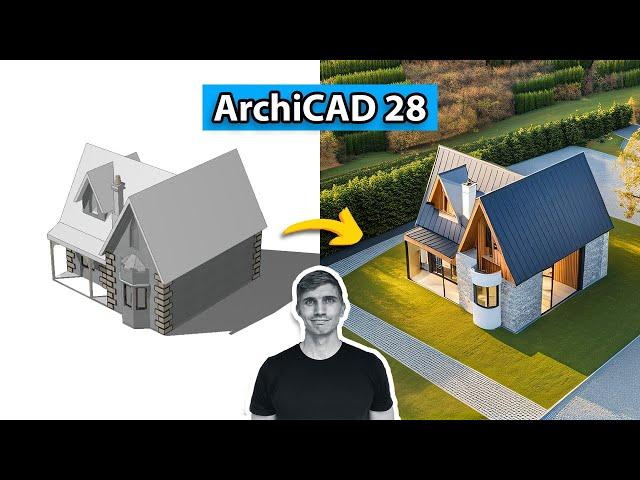 ArchiCAD 28 NEW Tools & Features (Tech Preview) Ai Visualiser, New Render System, Key Notes & More!