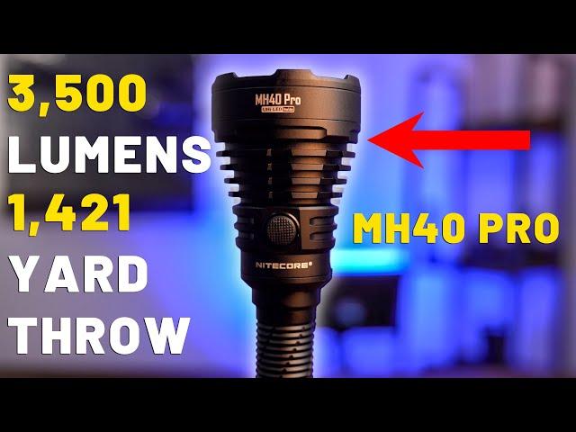 Is This the Best Search & Rescue Flashlight? Nitecore MH40 Pro Overview