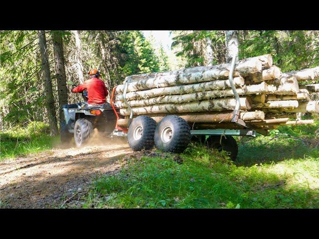 Ultratec Timber ATV Trailer (subtitles fin,swe,eng)