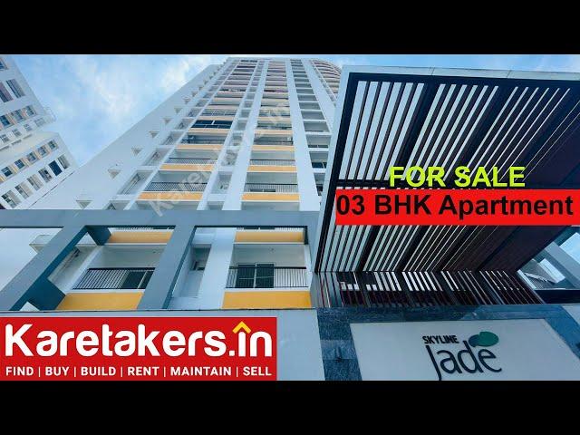 FOR SALE 1671sqft 03 BHK+3T Semi Furnished Apartment in Skyline 24 Carat Elamakkara.