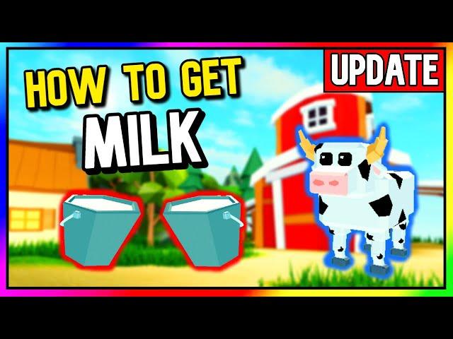 [How to Get MILK] Roblox Islands Cows UPDATE (Roblox Skyblox)