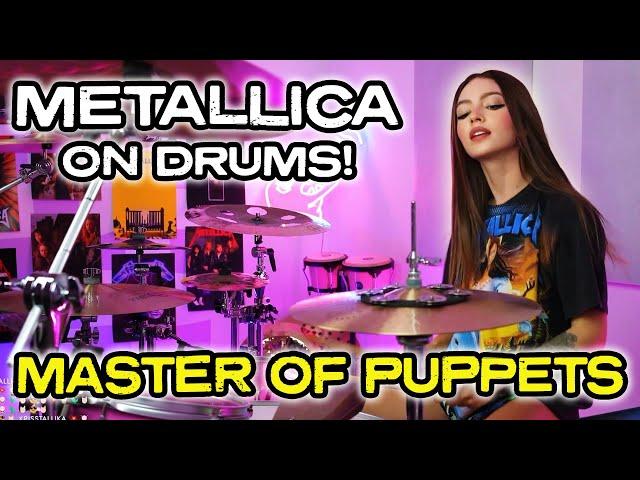 Metallica - Master of Puppets | Drum Cover by Kristina Rybalchenko