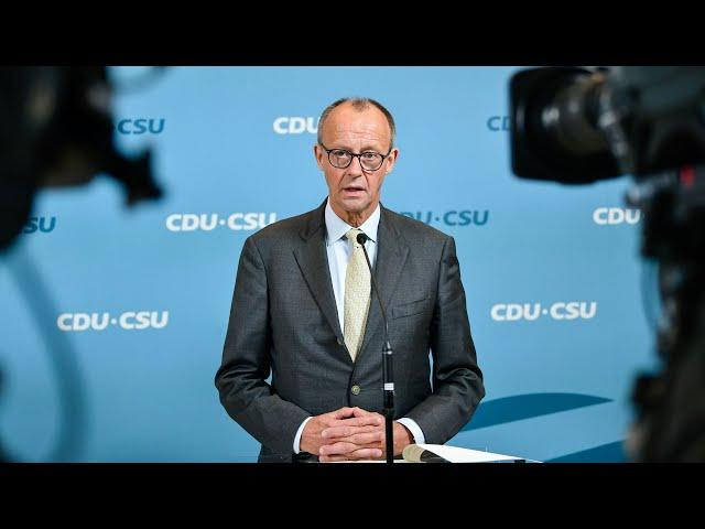 5. November 2024 | Live-Statement mit Friedrich Merz & Alexander Dobrindt