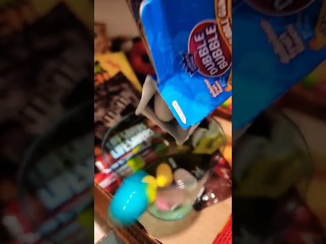 ASMR DOUBLE BUBBLE EGG SHAPED BUBBLE GUM #short #candy #asmr  #doublebubble #sweet #satisfying