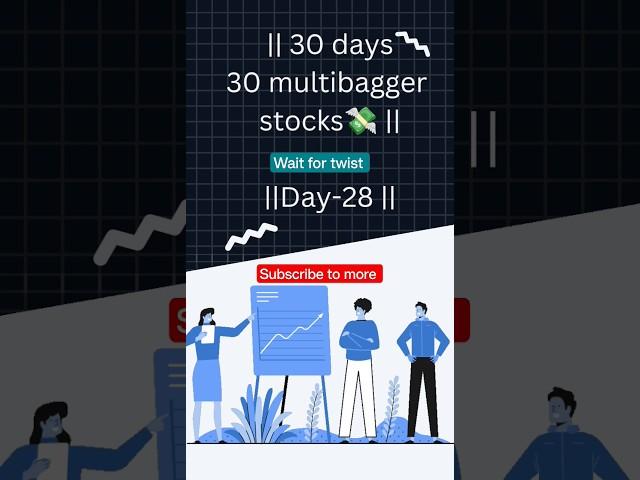 Multibagger Stock Journey: Day 28 of 30 #multibaggerstocksindia #stockmarket #shorts #ytshort