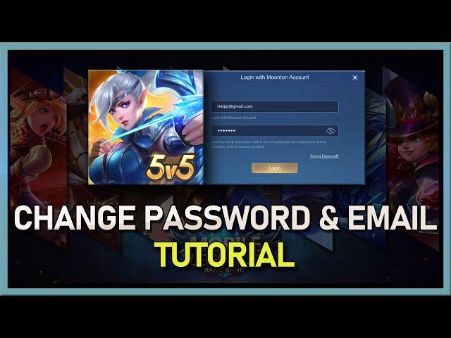 How To Change Moonton Account Password & Email Address