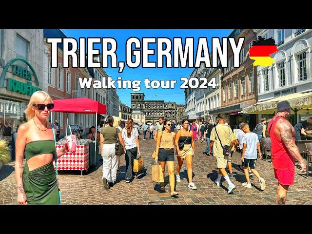 Trier City, Germany / Walking tour to discover 9 most beautiful sights in Trier  in Germany 4K HDR