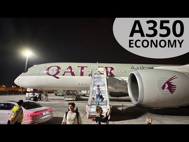 5 Star Experience Onboard Qatar Airways A350 ECONOMY ⭐️⭐️⭐️⭐️⭐️