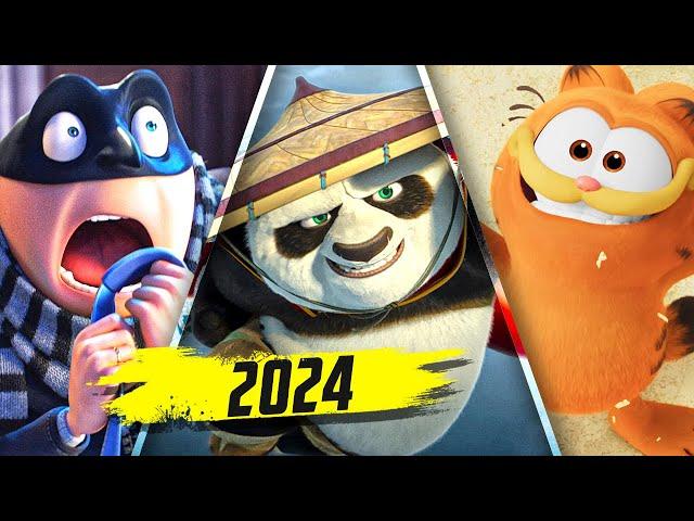 Top Upcoming Animated Movies 2024 (New Trailers in 4K ULTRA HD - Kung Fu Panda 4, and more)