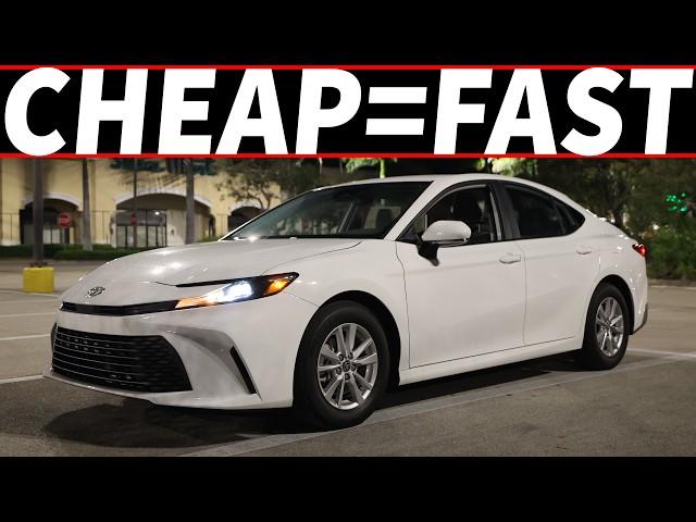 The FASTEST Camry is the CHEAPEST? // 2025 Toyota Camry LE Night Review