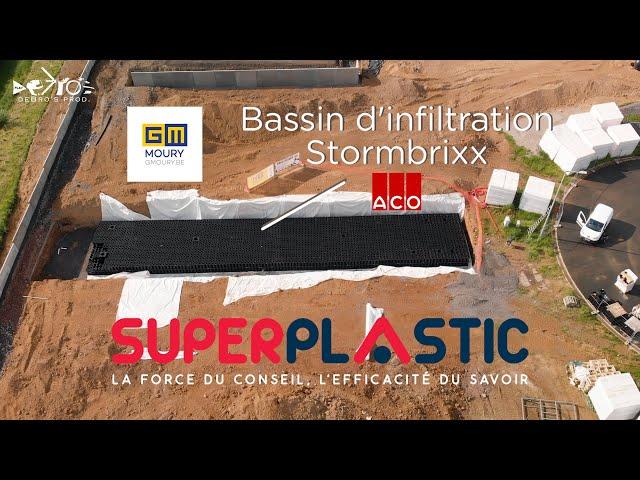 Bassin d'infiltration Stormbrixx ACO - B-post Landenne