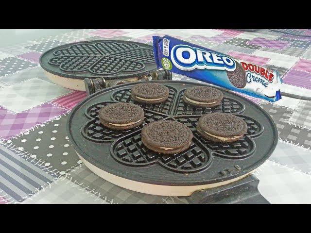 EXPERIMENT WAFFLE IRON vs OREO Oddly satisfying | Best Experiments