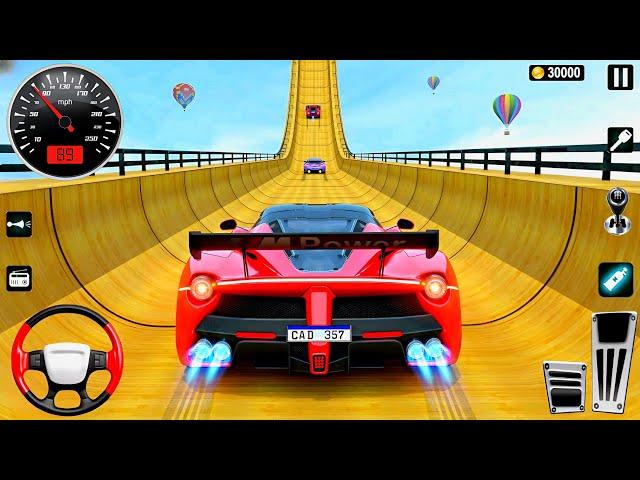 Super Crazy Mega Ramp GT Car Stunt Racing - Extreme Car Stunt Beaming Drive 3D: Android Gameplay #3