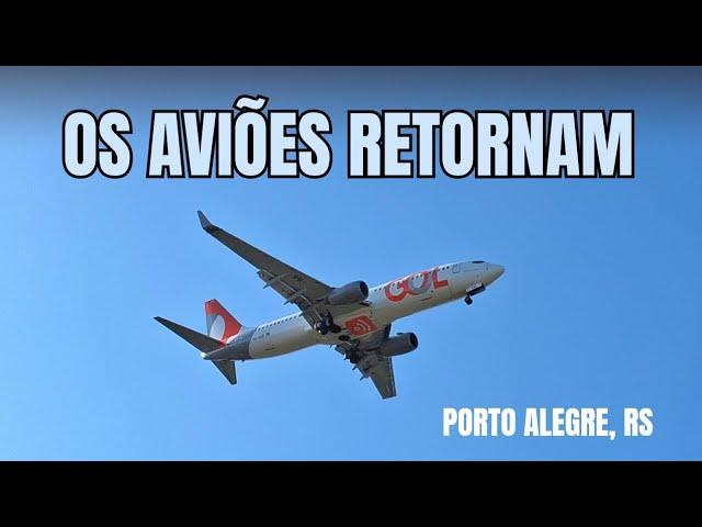 A volta dos voos ao Aeroporto Salgado Filho, 10º dia da reabertura - Porto Alegre, 30/10/2024