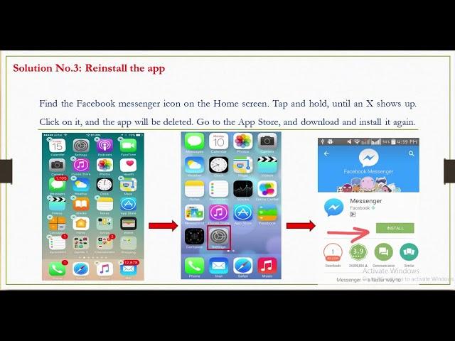 How To Fix Messenger On iPhone 2017 | Messenger Problem on iPhone, iPad