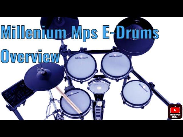 A Quick Look at the Millenium MPS E-Drums Mesh Kit #Drumkit