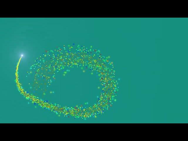 Golden color particle video effect source I No copyright video