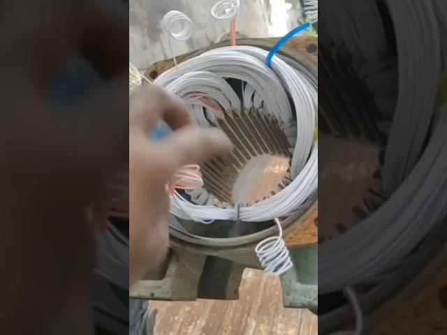 vishal motor winding 🪛️ 3hp motor hai #vishal #wiring #motor #trendingshorts