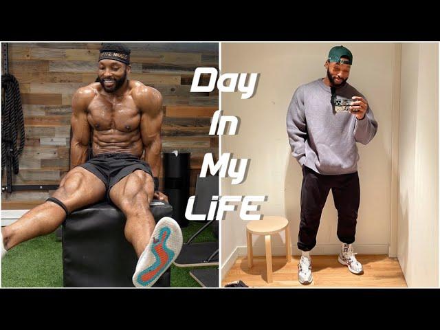 DAY IN MY LIFE IN New York | Gym workout, What I eat in a day & Work