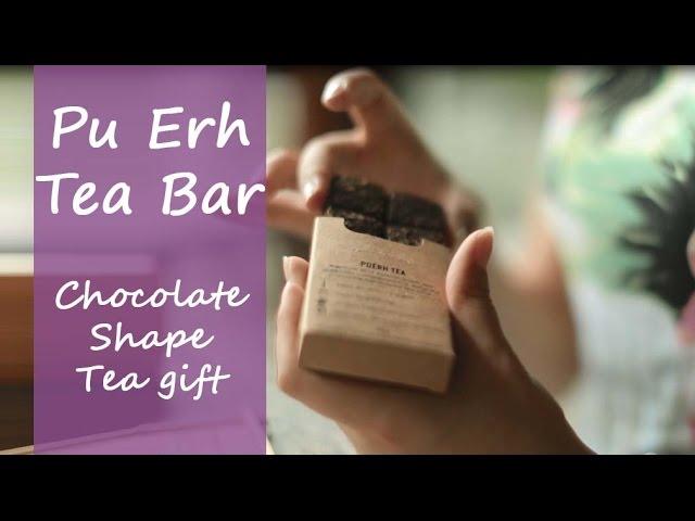 Chocolate Pu Erh Tea Bar - Breakable Tea Brick Gift by Teasenz