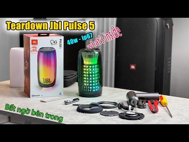 what's inside JBL PULSE 5 | Vua2hand Teardown