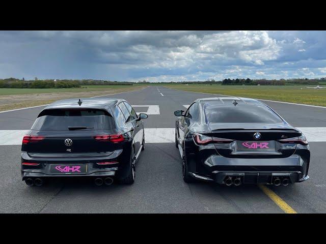 DRAG RACE! 2021 VW GOLF R VS NEW BMW M4 COMPETITION!