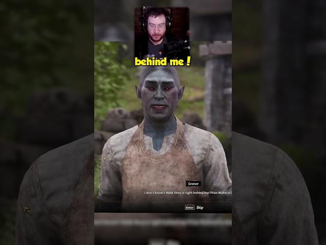 He's Right Behind You… Literally  (Oblivion Remastered)